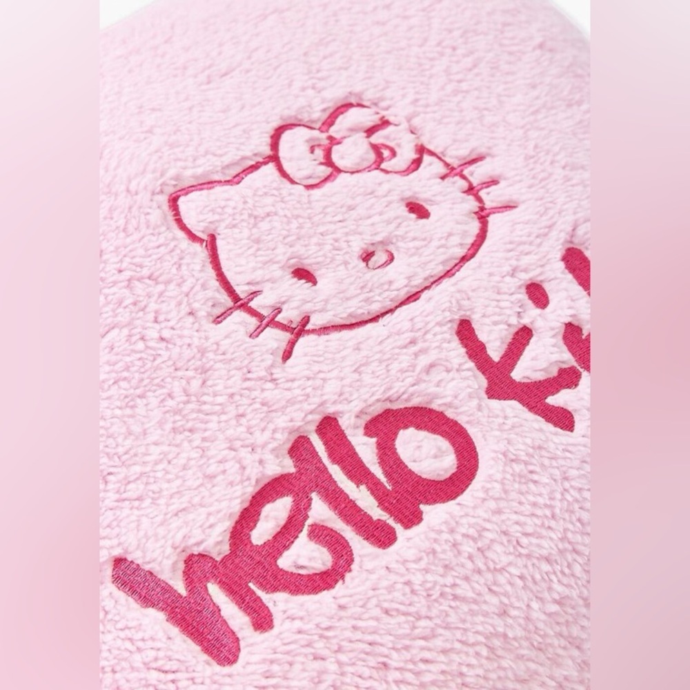 Embroidered Hello Kitty Throw Pillow - Picture 4 of 4